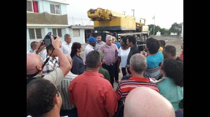 Miguel Díaz-Canel en Batabanó