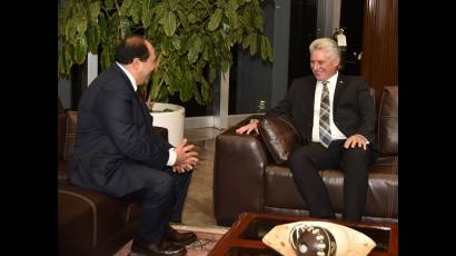 llegada a México de Díaz Canel