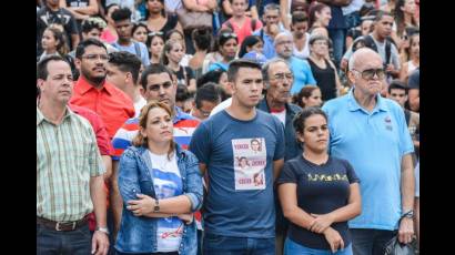 El homenaje de la juventud cubana, como cada 27 de noviembre
