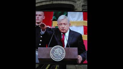 AMLO en la Toma de Protesta 