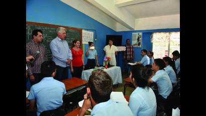 Visita Díaz-Canel la provincia de Las Tunas.