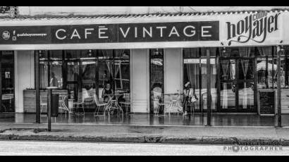 Café vintage, 12 y 23, Vedado, La Habana, Cuba