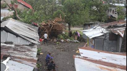 Tormenta local en Santa Clara