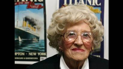 Millvina Dean fue la pasajera más joven del Titanic