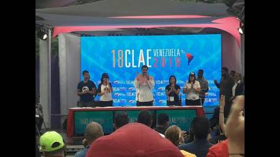 Nicolás Maduro Moros, Presidente Constitucional de Venezuela, participa en la clausura del 18vo. CLAE
