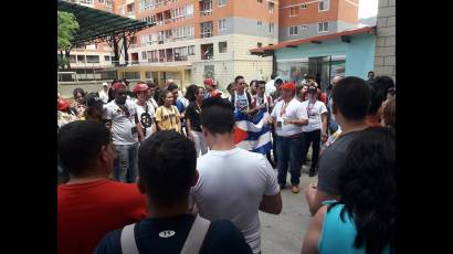 Delegación cubana al 18vo. Congreso Latinoamericano y Caribeño de Estudiantes (CLAE)
