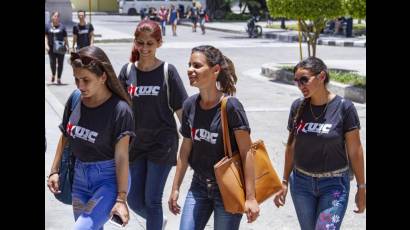 En la histórica Universidad de La Habana, símbolo de rebeldía nacional, se realiza el balance de la UJC como parte del proceso orgánico del 11no. Congreso de la organización juvenil