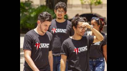 En la histórica Universidad de La Habana, símbolo de rebeldía nacional, se realiza el balance de la UJC como parte del proceso orgánico del 11no. Congreso de la organización juvenil