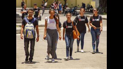 En la histórica Universidad de La Habana, símbolo de rebeldía nacional, se realiza el balance de la UJC como parte del proceso orgánico del 11no. Congreso de la organización juvenil