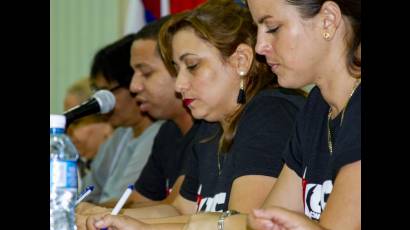 En la histórica Universidad de La Habana, símbolo de rebeldía nacional, se realiza el balance de la UJC como parte del proceso orgánico del 11no. Congreso de la organización juvenil