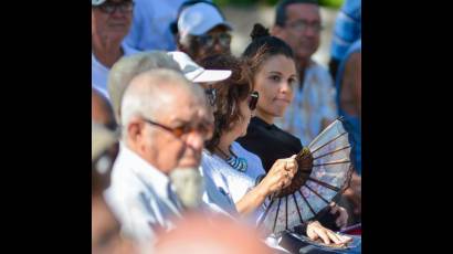 Homenaje en el parque de los Mártires de la Lucha Clandestina