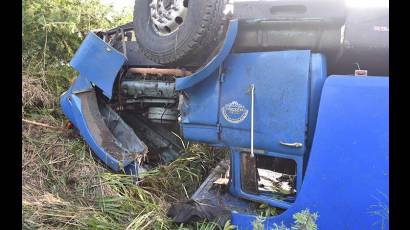 Accidente de tránsito en Villla Clara