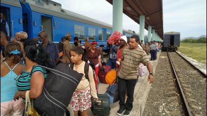 Llegada a la terminal de Santiago de Cuba