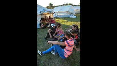 Un singular campamento