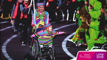 Ceremonia de inauguración de los VI Juegos Parapanamericanos