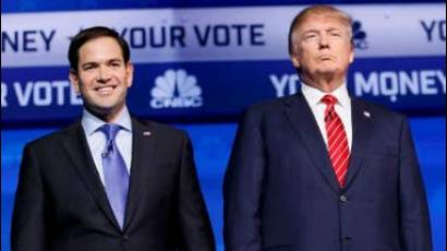 Trump y Marco Rubio