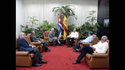 Recibió Díaz-Canel al Ministro de Asuntos Exteriores de España