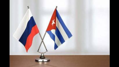 Cuba-Russia flags