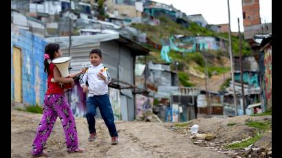 Niños jugando en Ciudad Bolívar