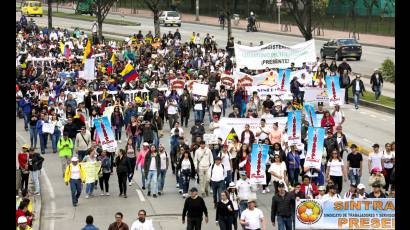 Nueva jornada de paro nacional en colombia