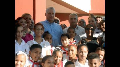Visita del mandatario cubano a Guantánamo