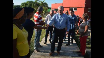 Visita del mandatario cubano a Guantánamo