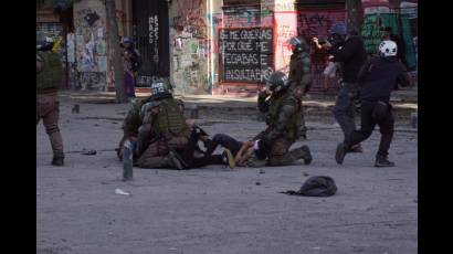 Represión en Bolivia 