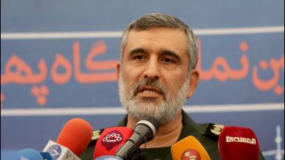 Amir Ali Hajizadeh, comandante de la Fuerza Aeroespacial del Cuerpo de la Guardia Revolucionaria Islámica de Irán.