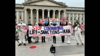 Protestas contra sanciones