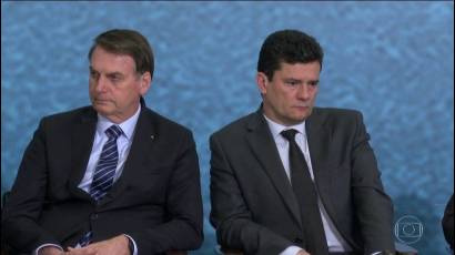 Moro y Bolsonaro