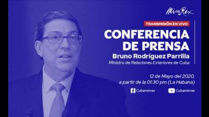 EL Canciller de Cuba responderá preguntas de la prensa nacional y extranjera.