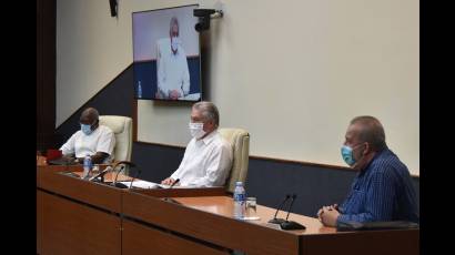 Reunión de trabajo de prevención y control de la Covid 19