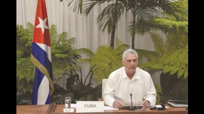 Presidente cubano Miguel Díaz-Canel Bermúdez