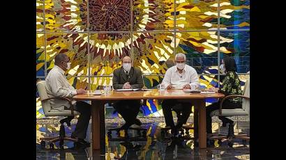 Mesa Redonda Informativa desde el Palacio de la Revolución.