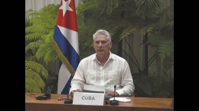 Presidente Cubano Miguel Díaz-Canel Bermúdez 