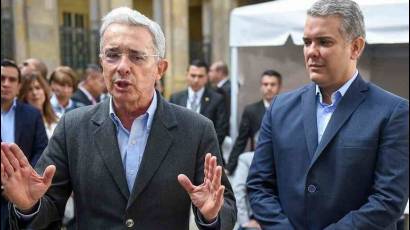Uribe y su discípulo 