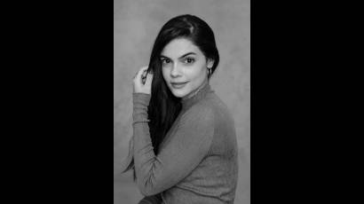 Joven actriz cubana Roxana Broche