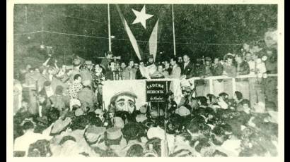 Caravana de la Libertad en Pinar del Río, 1959.
