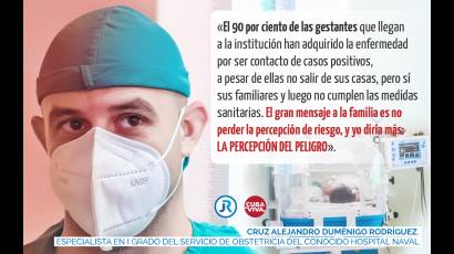 El doctor Alejrando Duménigo Cruz 