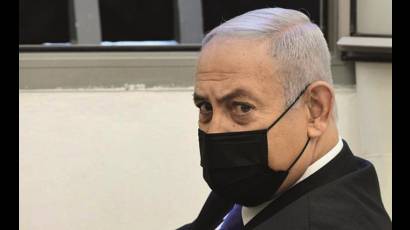 Menos de una hora estuvo Netanyahu en la corte 