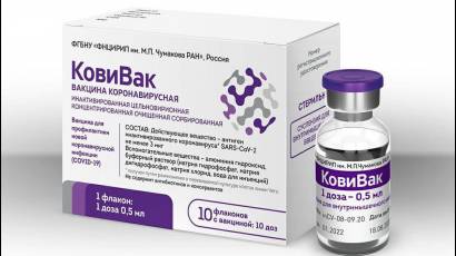 CoviVac, tercera vacuna rusa contra el nuevo coronavirus 