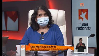 Dra. Marta Ayala Ávila, Directora General del Centro de Industria Genética y Biotecnología