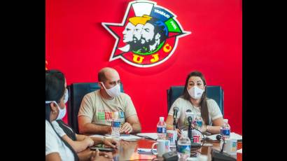 Funcionarios de la UJC y la OPJM dieron a conocer el amplio programa de actividades, presenciales y virtuales, para conmemorar el  4 de abril