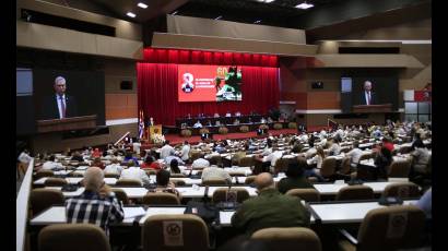 Clausura del 8vo. Congreso del Partido Comunista de Cuba.