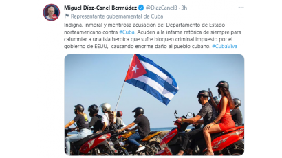 Cuenta oficial de Miguel Díaz-Canel en Twitter