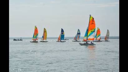 Regata desde Matanzas envía al mundo un mensaje de rechazo y condena a la política hostil de bloqueo