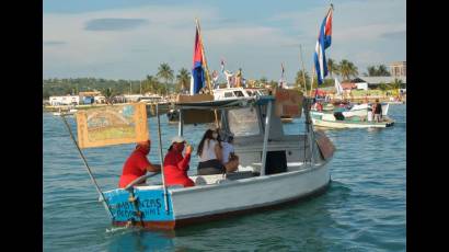 Regata desde Matanzas envía al mundo un mensaje de rechazo y condena a la política hostil de bloqueo