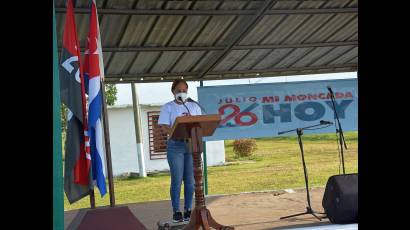 Zunilda García, primera secretaria del PCC en Isla de la Juventud llamó a trabajar con mayor eficiencia
