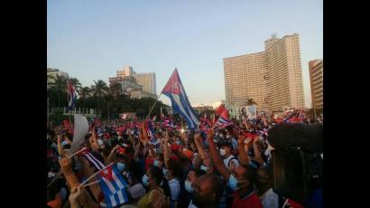 Marcha del pueblo de Cuba por la Revolución 