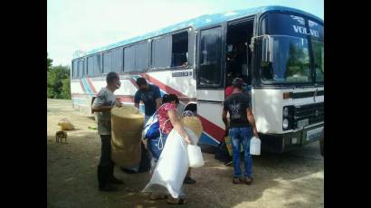 Evacuación de población en Sancti Spíritus